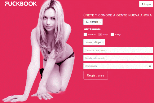 Logo de Fuckbook, la aplicación para tener sexo al estilo red social