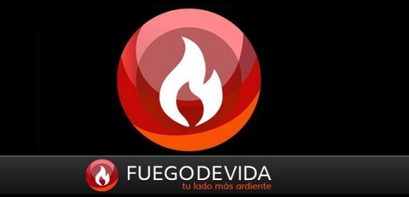 Logo de fuego de vida.