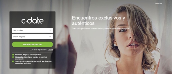 Página de encuentros sexuales: C-Date