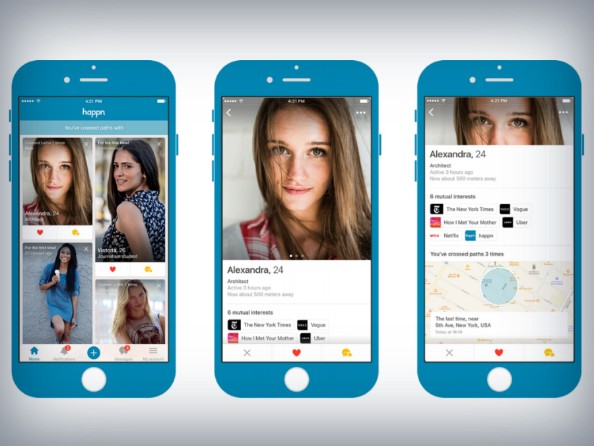 Perfiles de Happn buscando encuentros sexuales