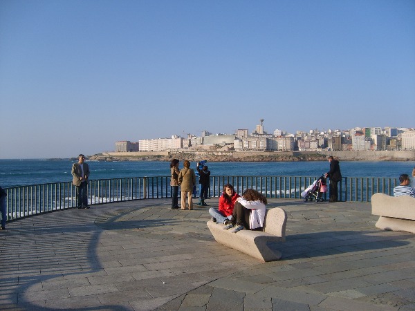 El paseo marítimo en Galicia